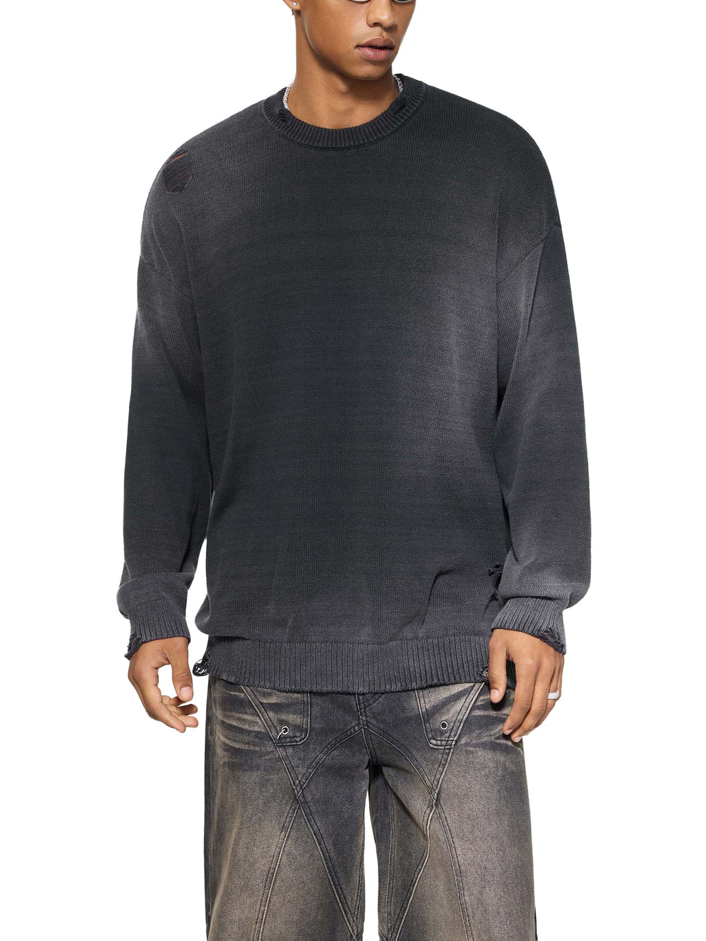 Sunfade Distressed Sweater