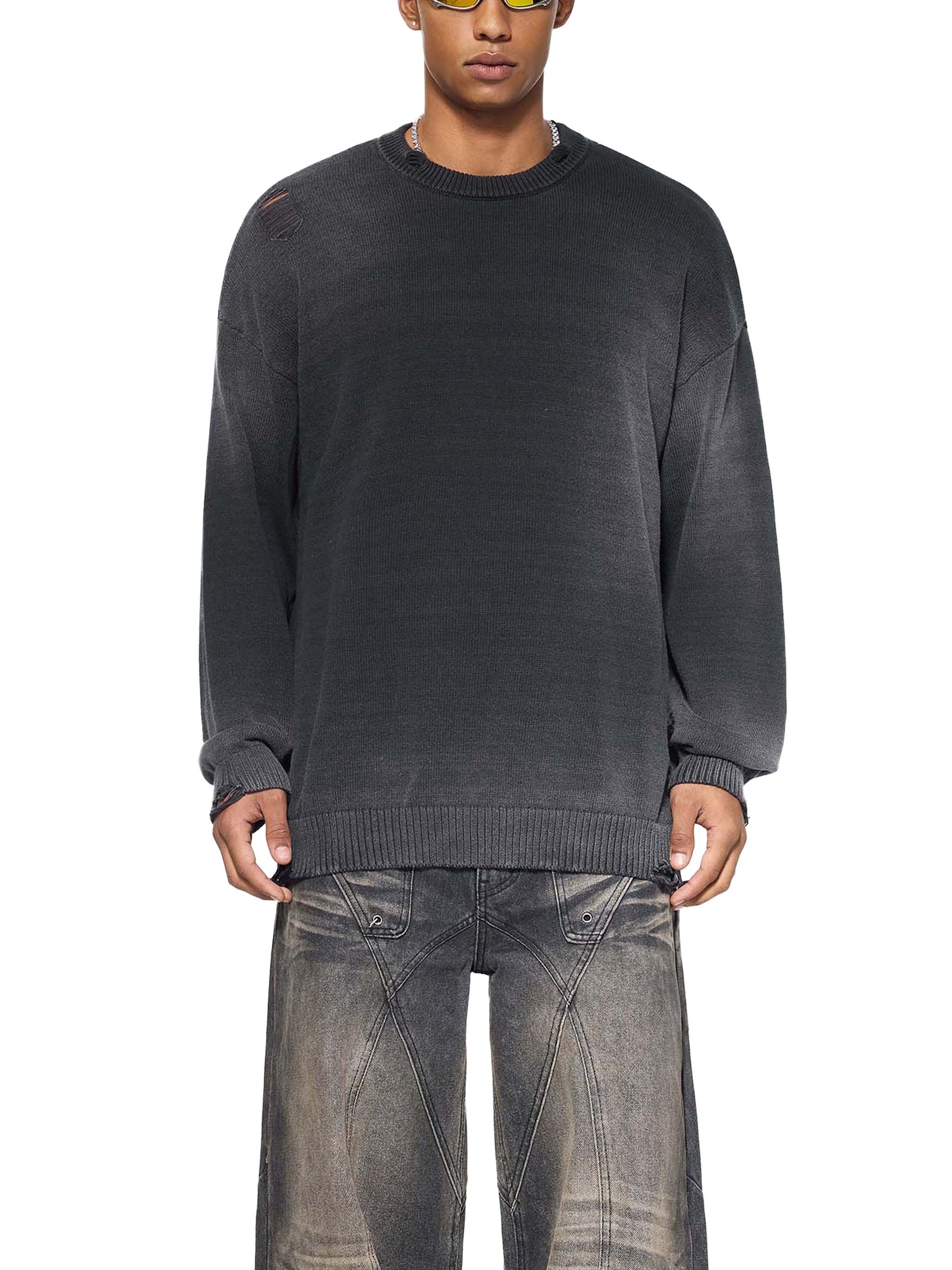 Sunfade Distressed Sweater
